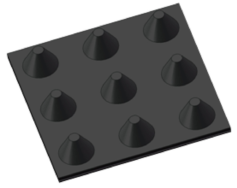 橡胶道床减振垫